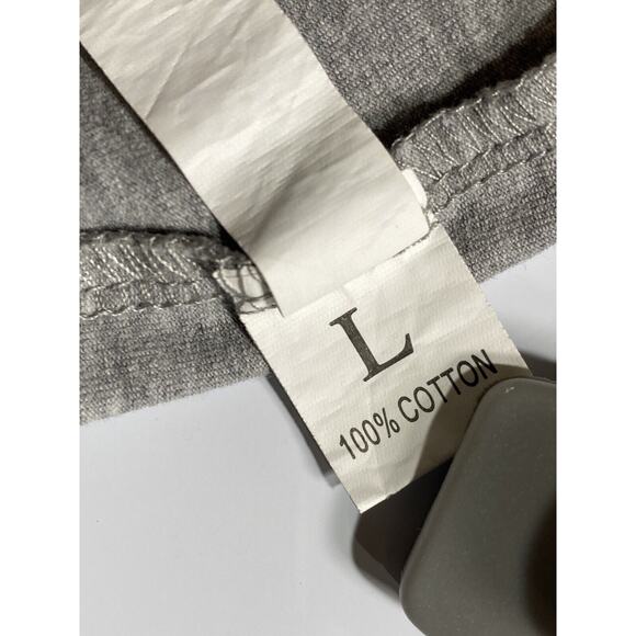 Shein Women L Gray Crop "What Ever" Spell Out Grunge Short Sleeve Lounge Tee - Picture 4 of 7